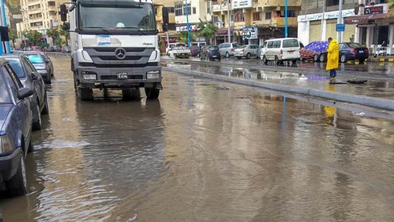 أمطار في محافظة الإسكندرية