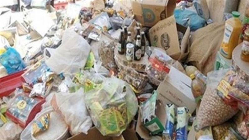 طعام فاسد بمخزن في