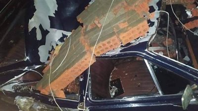 بسبب الأمطار.. مصرع شخص إثر سقوط برجي حمام بالمنصورة 