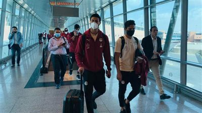 بالصور..بعثة الفراعنة تغادر مطار القاهرة في طريقها إلى توجو