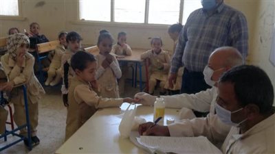 تجريع 690 ألف تلميذ ضد الطفيليات المعوية بالمرحلة الابتدائية بالمنيا