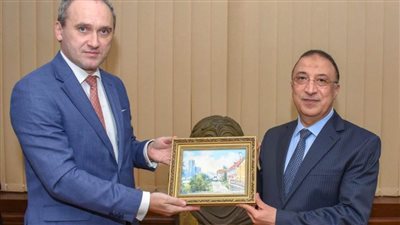 محافظ الإسكندرية وسفير بيلاروسيا لدى القاهرة  يبحثان التعاون بين الجانبين