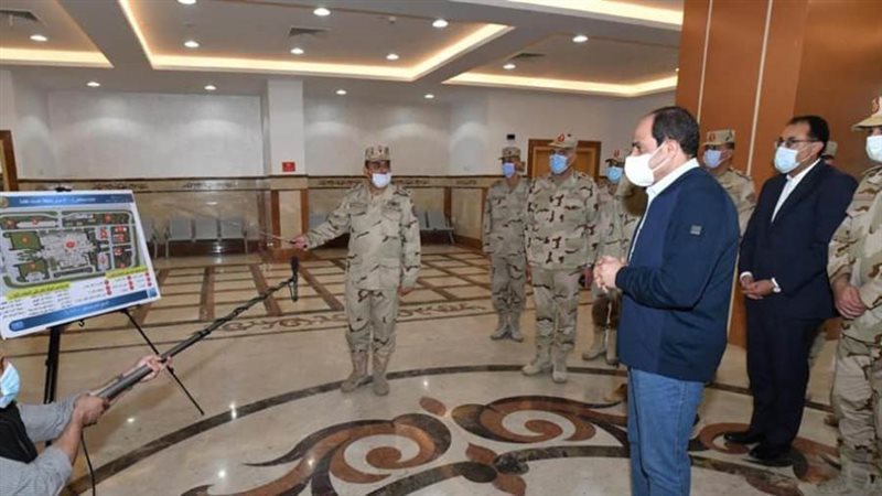 الرئيس السيسي يتفقد
