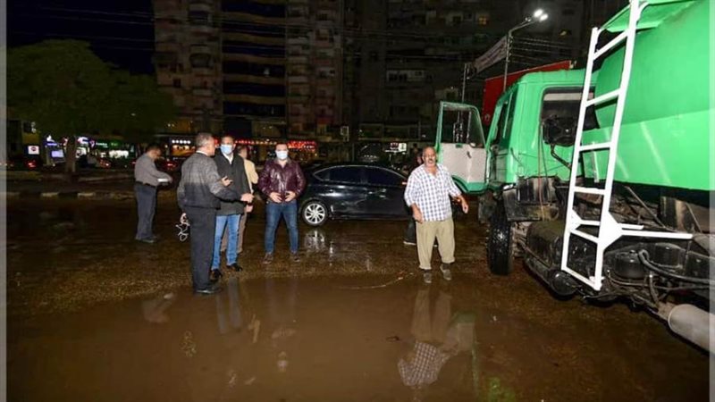 متابعة اعمال الشفط