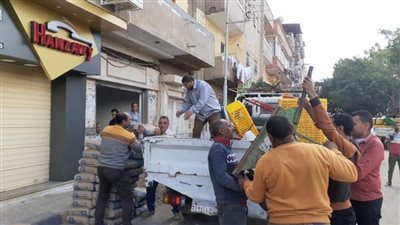 إزالة 502 حالة إشغال طريق فى حملة بالبحيرة