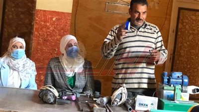  تدريب الشباب على 8 مهن وتوفير الأدوات والمعدات لهم مجاناً 