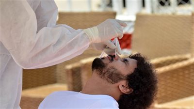 مسحة طبية للاعبي الزمالك استعدادا لمواجهة نادي مصر