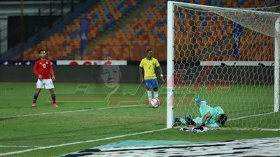 الهدف الأول للبرازيل في شباك مصر