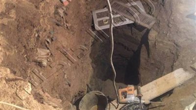 ضبط شخص حفر خلسة تحت منزله بالمنيا