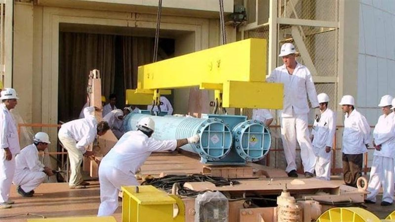 من موقع مفاعل بوشهر