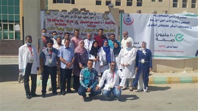 قافلة الأزهر إلى بني سويف تفحص ألفي مريض وتوزع مواد إغاثية وغذائية