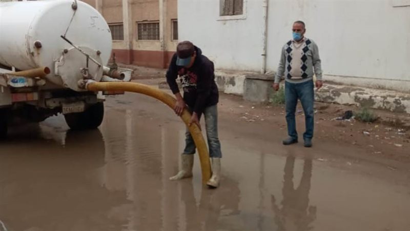 كسح مياه الأمطار