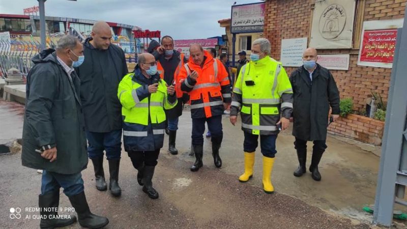 رسلان يتفقد شفط المياه