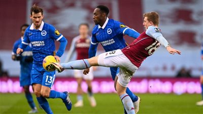 برايتون يفوز على استون فيلا بالدوري الإنجليزي 