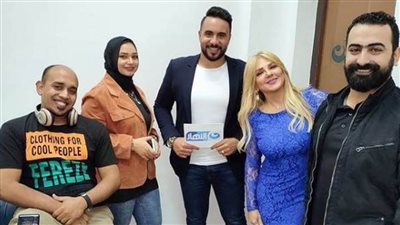 ندى بسيوني من داخل كواليس 