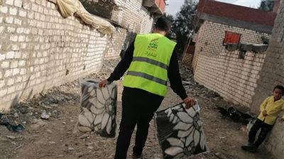 الأورمان تشارك في أكبر قافلة انسانية للأسر الأولى بالرعاية بالبحيرة