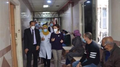 نائب محافظ الإسكندرية تتفقد مستشفى رأس التين العام