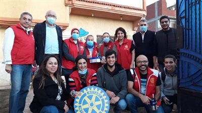 روتاري صن رايز الإسكندرية ينظم قافلة طبية بمنطقة أبيس