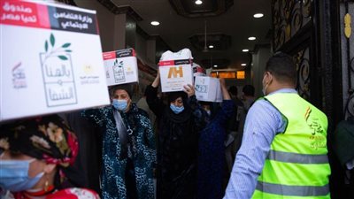 بدء توزيع الكراتين الغذائية والبطاطين المقدمة من أبو هشيمة و«تحيا مصر» في بني سويف