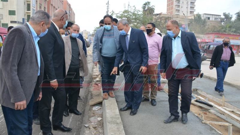 محافظ القليوبية خلال