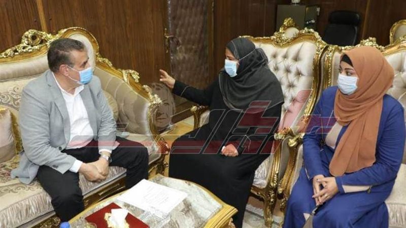 محافظ المنوفية يستقبل