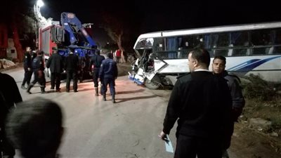 إصابة 6 أشخاص في حادث مروع بالبحيرة.. (صور)