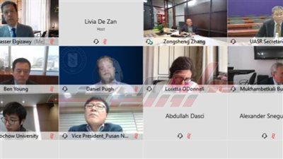 جامعة بنها فى اجتماع تحالف جامعات طريق الحرير