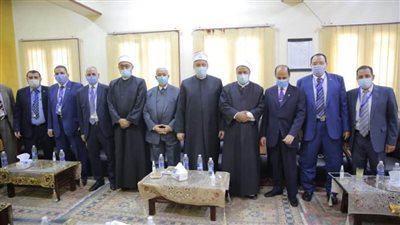 وكيل الأزهر يلتقي فريق اعتماد الجودة بتفهنا الأشراف