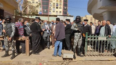 انتهاء أزمة  مزلقان كوبرى المديرية ببنى سويف 