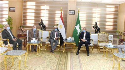  محافظ الشرقية يستقبل رئيس الهيئة القومية للتأمين الاجتماعي