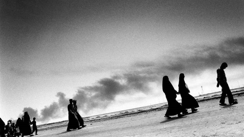 صورة للأجئات العراقيات