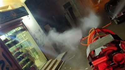 حملات مكبرة لرش وتطهير الشوارع والمنشآت لمواجهة كورونا