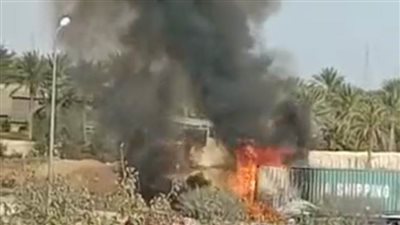 مصرع شاب فى حريق سيارة بالطريق الصحراوي بالبحيرة