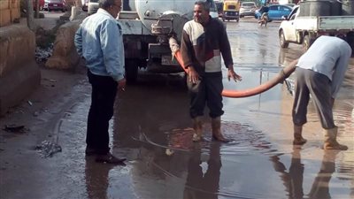 سقوط أمطار غزيرة على مدن ومراكز محافظة البحيرة