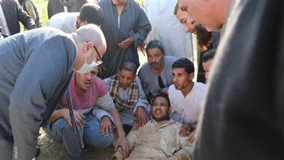 محافظ بني سويف يأمر بنقل مصاب للمستشفى التخصصي