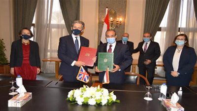 مصر توقع اتفاقية المشاركة المصرية البريطانية مع المملكة المتحدة