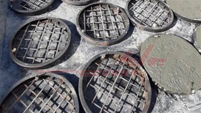 مياه القليوبية: أغطية بلاعات خرسانة لمواجهة سرقتها