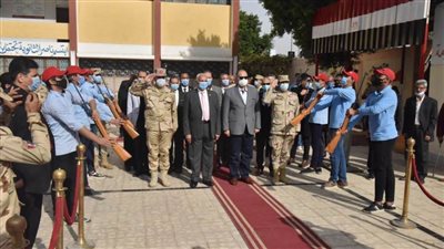 محافظ أسيوط يشهد افتتاح النصب التذكارى لشهداء مدرسة ناصر العسكرية 