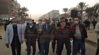 محافظ كفر الشيخ يتفقد موقع تسرب الغاز بشركة مياه الشرب