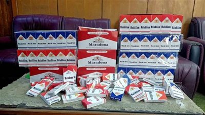 ضبط 288 علبة لبان مجهولة المصدر 