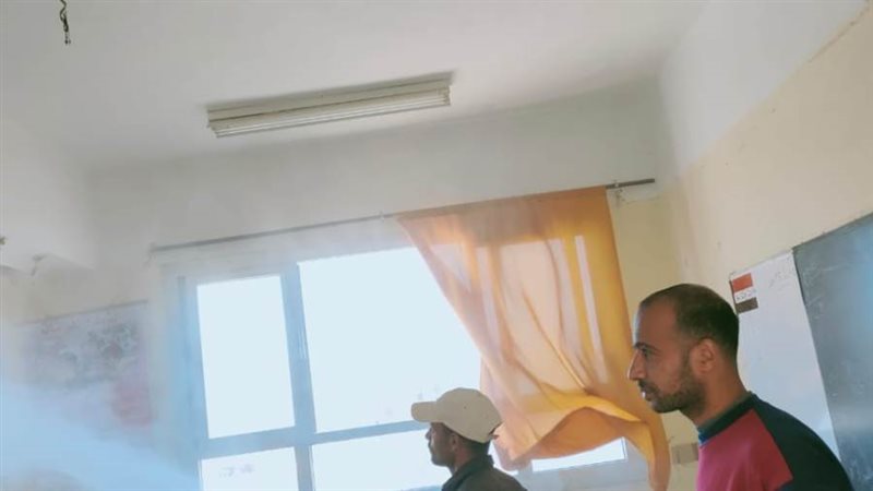 تطهير وتعقيم الشوارع