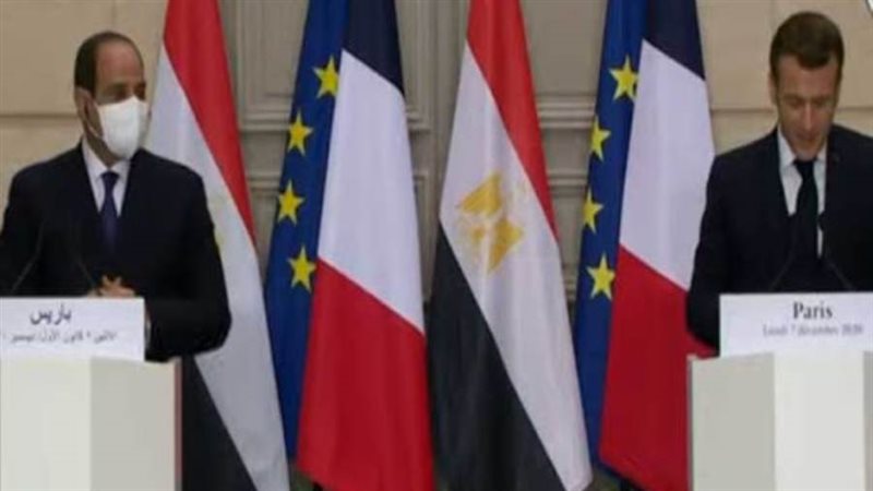 ماكرون و الرئيس السيسي