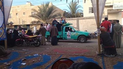 السيدات يزينَّ العرس الانتخابي بالزغاريد بالشرقية