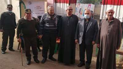 إقبال من كبار السن على اللجان الانتخابية بالشرقية