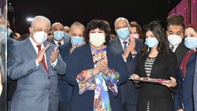وزيرة الثقافة تفتتح عددًا من المشروعات الإنشائية بأكاديمية الفنون