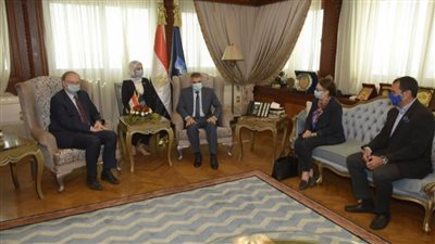  الفريق أسامة ربيع يبحث مع سفير الاتحاد الأوروبي سبل تعزيز التعاون المشترك