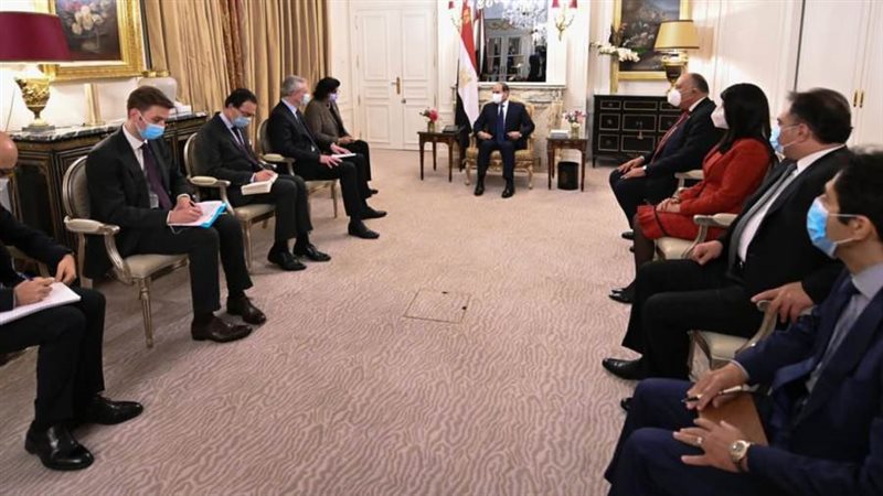 الرئيس السيسي خلال