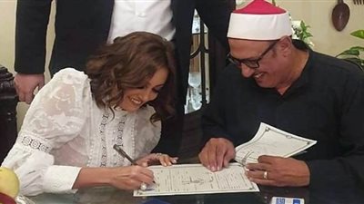 شاهد.. عقد قران بشرى