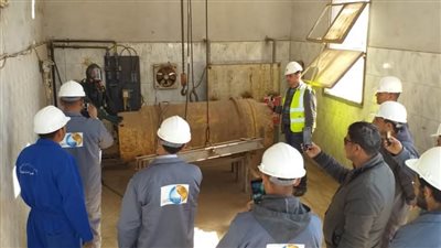 مياه المنيا: تدريب عملي على مواجهة تسرب غاز الكلور بالمحطات