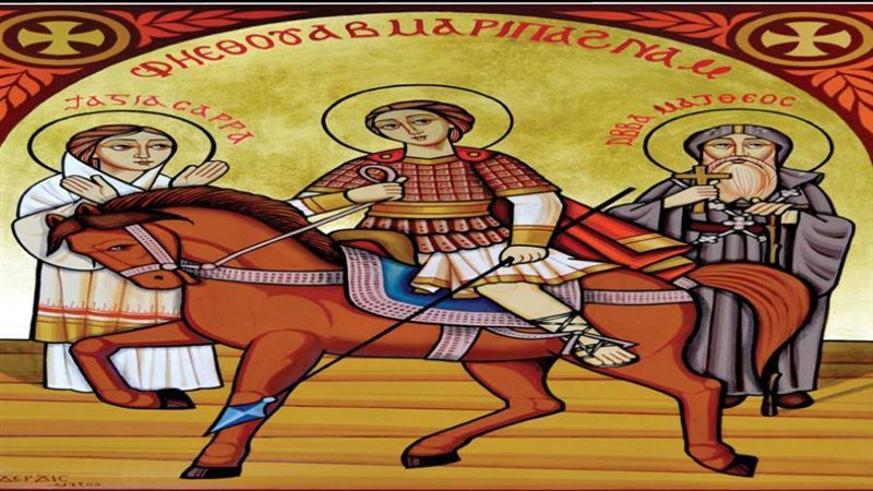 ايقونة تصور احد القديسين